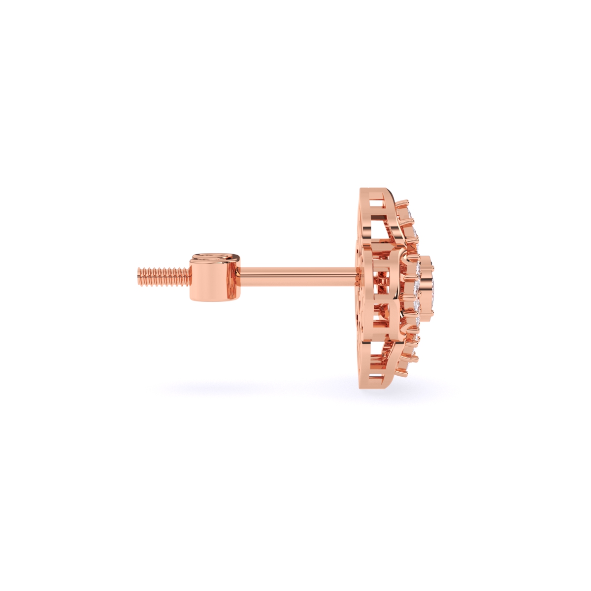 Blossom Lab Diamond Studs Earrings