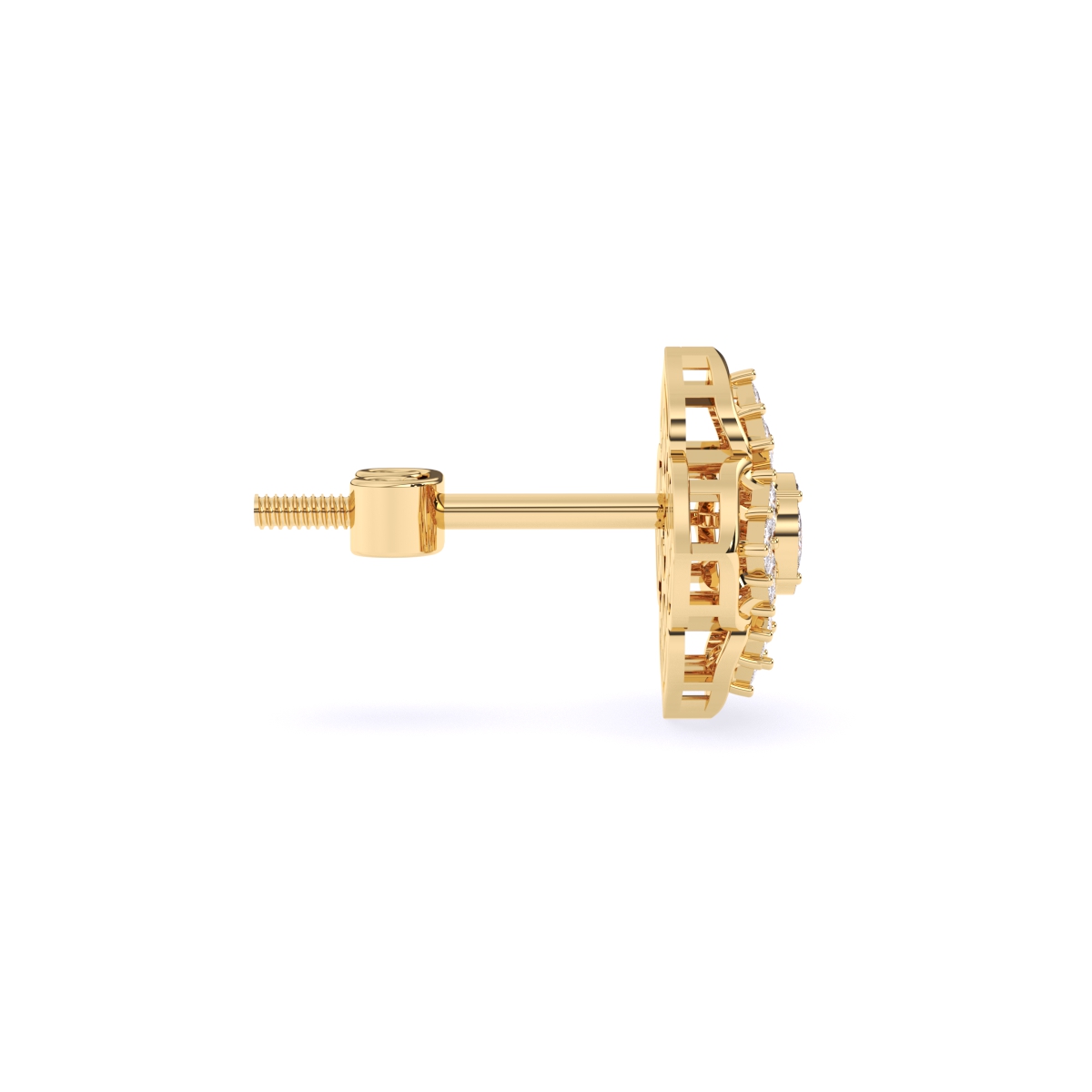 Blossom Lab Diamond Studs Earrings