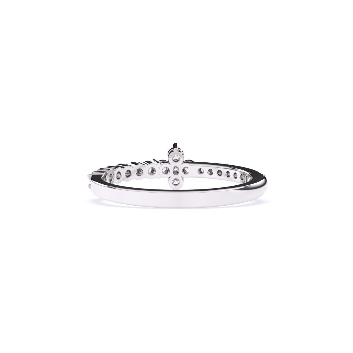 Round Minimalist Lab grown Diamond Ring