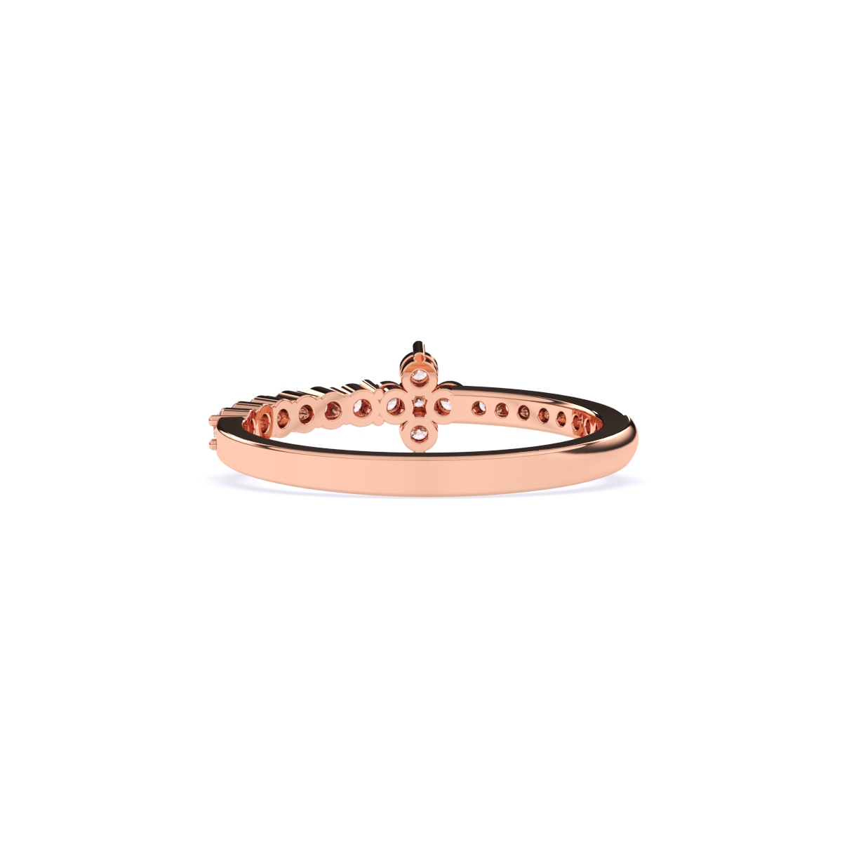 Round Minimalist Lab grown Diamond Ring