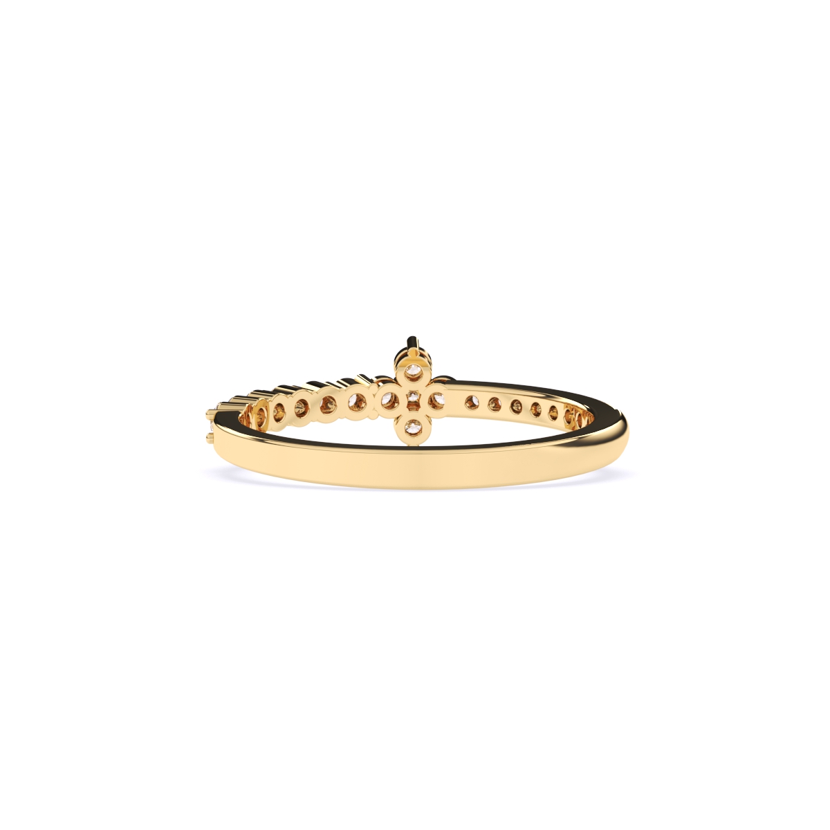 Round Minimalist Lab grown Diamond Ring
