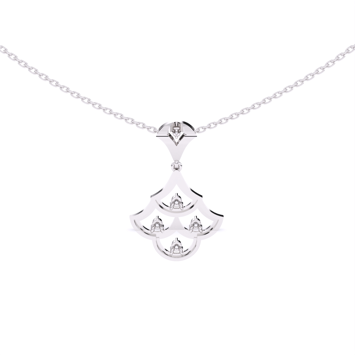 Lab Grown Diamond Pendant In Gold