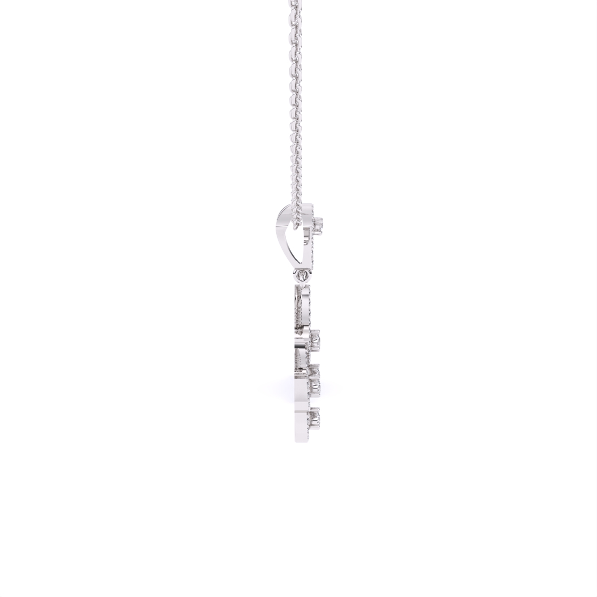 Lab Grown Diamond Pendant In Gold