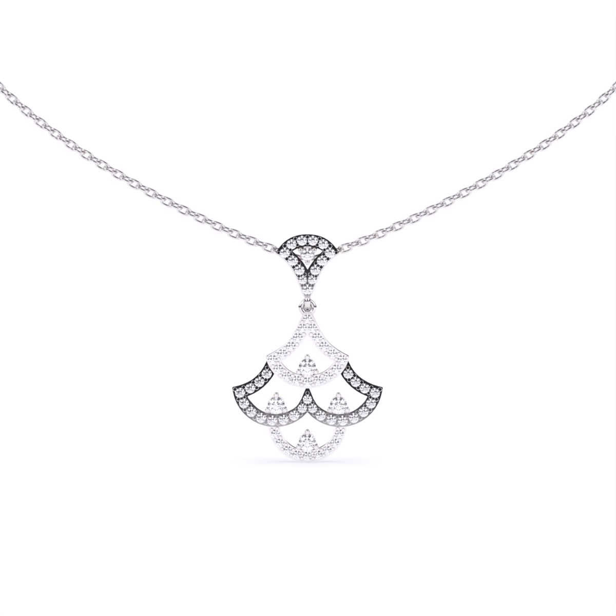 Lab Grown Diamond Pendant In Gold