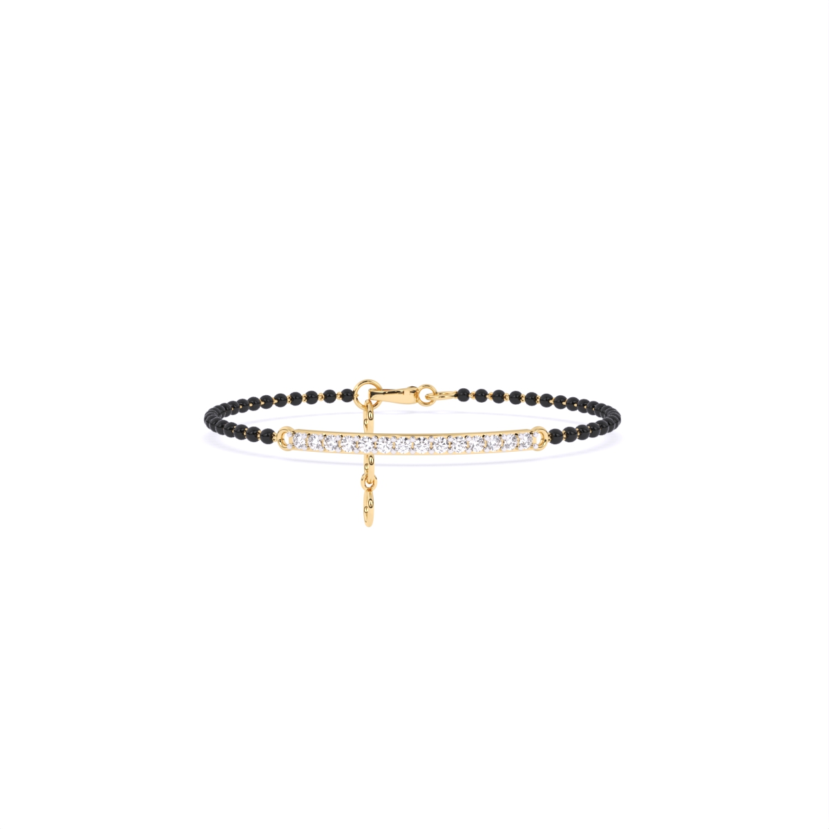 Round Tennis Mangalsutra Bracelet