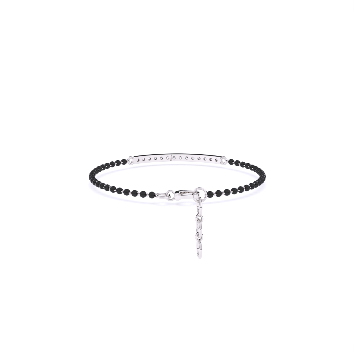 Round Tennis Mangalsutra Bracelet