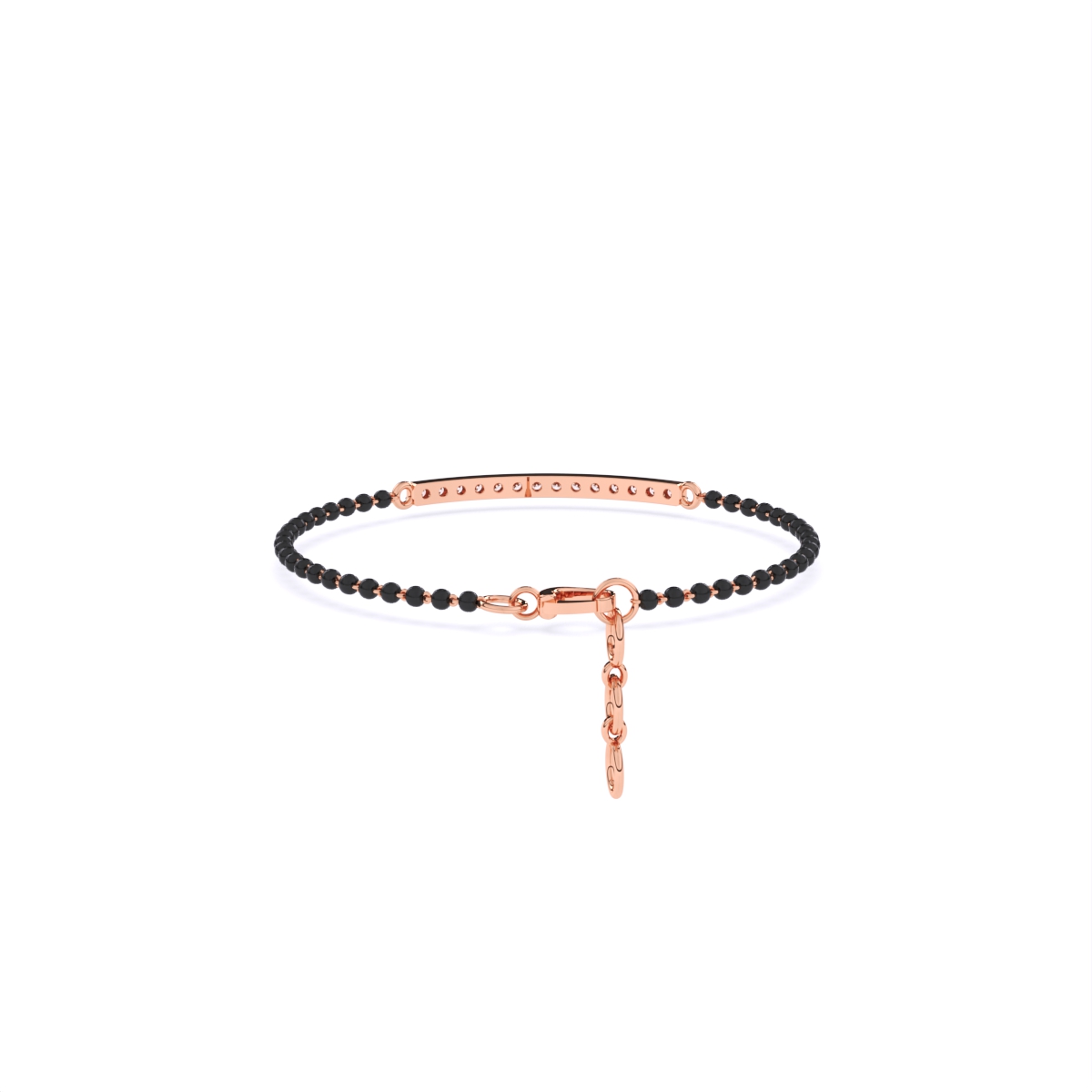 Round Tennis Mangalsutra Bracelet