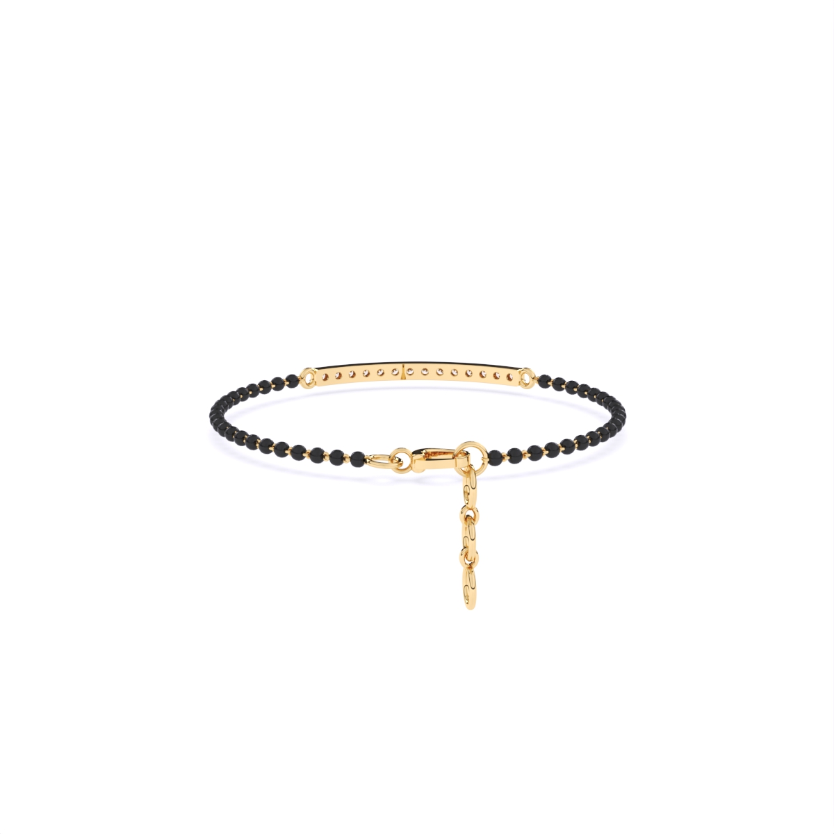 Round Tennis Mangalsutra Bracelet