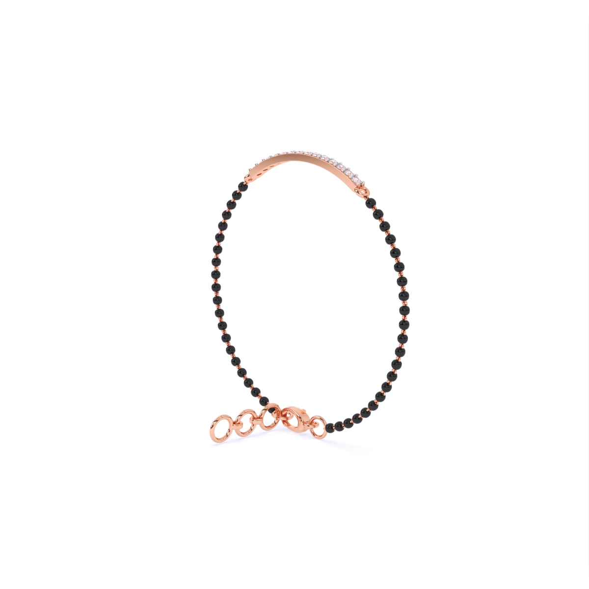 Round Tennis Mangalsutra Bracelet
