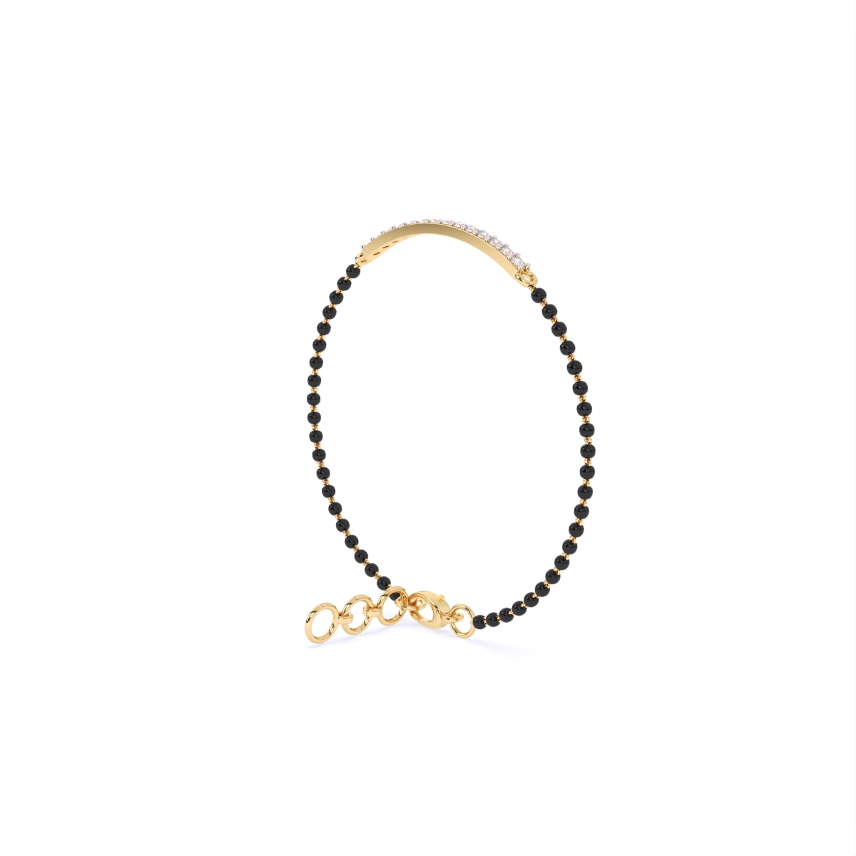 Round Tennis Mangalsutra Bracelet