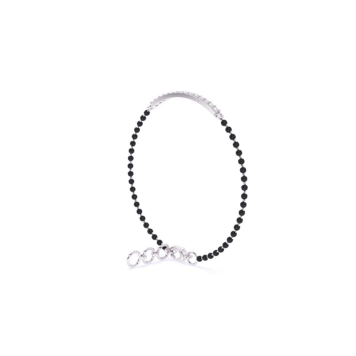 Round Tennis Mangalsutra Bracelet