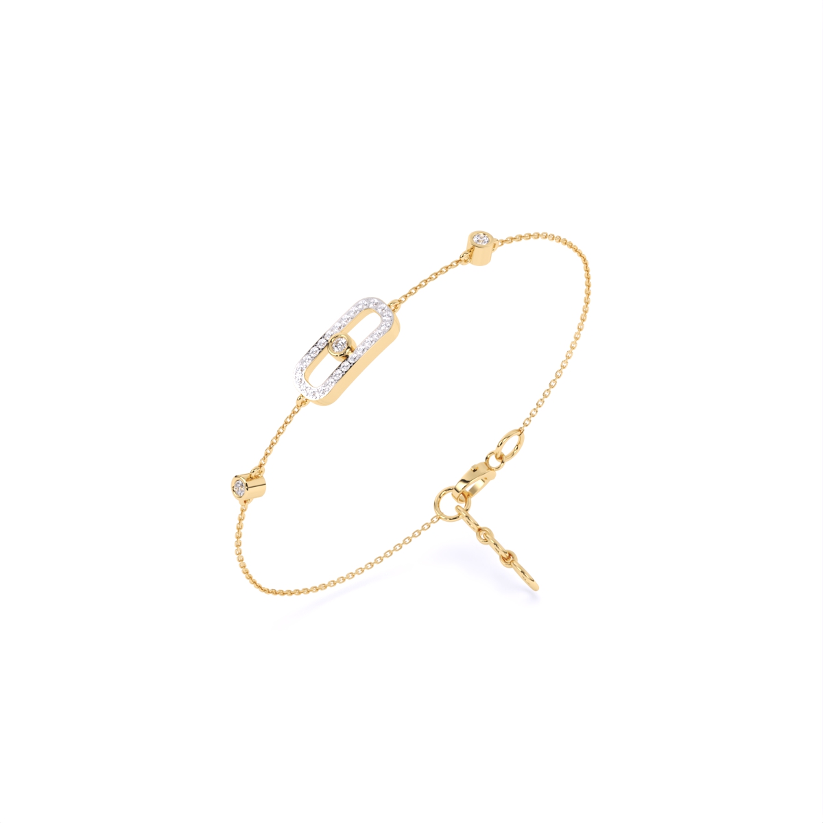 Move Classic Pave lab Diamond Bracelet