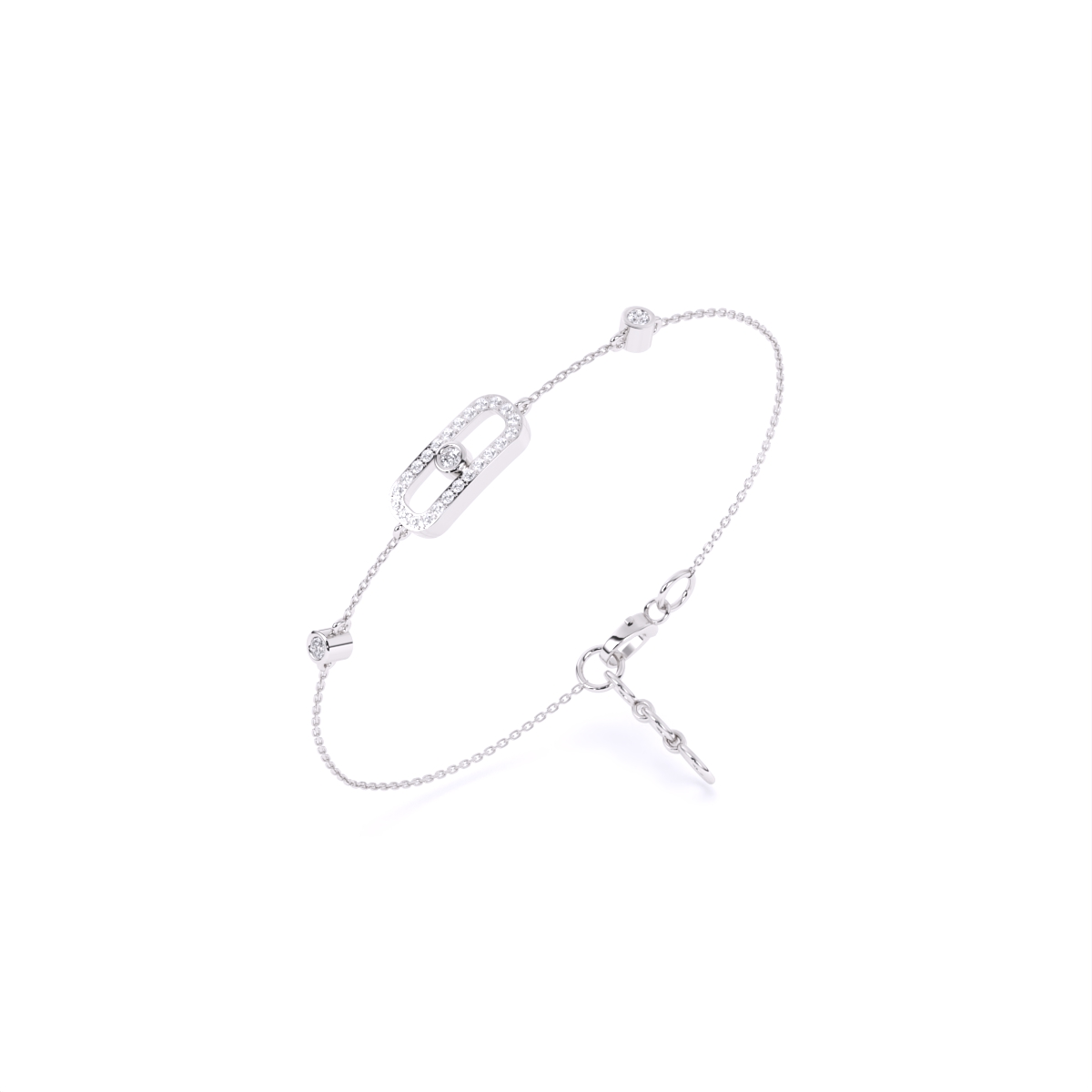 Move Classic Pave lab Diamond Bracelet