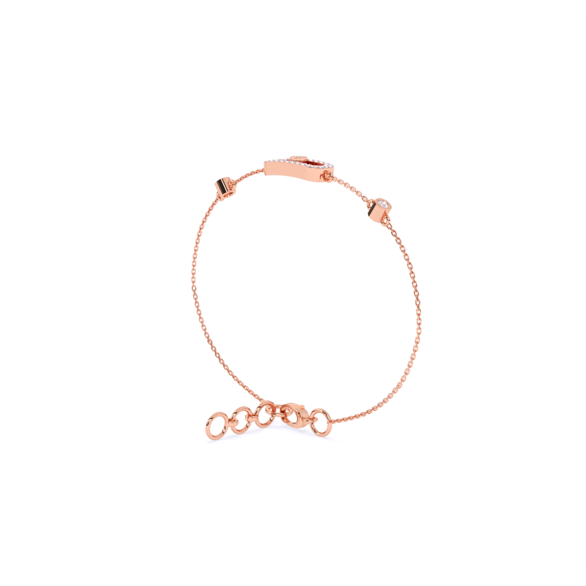 Move Classic Pave lab Diamond Bracelet