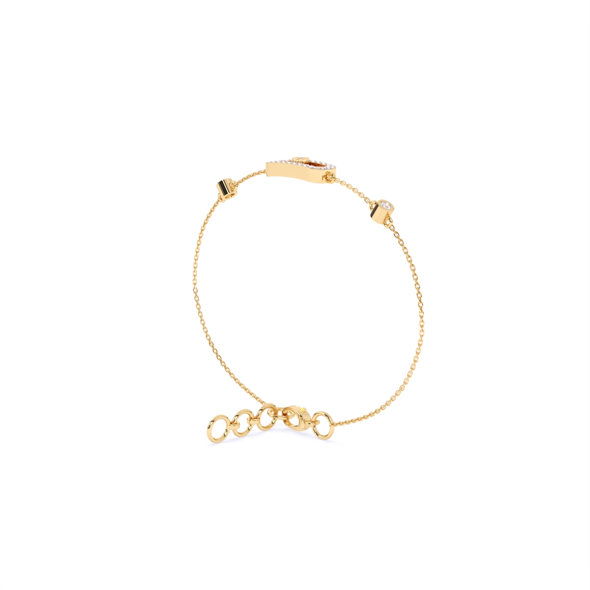 Move Classic Pave lab Diamond Bracelet