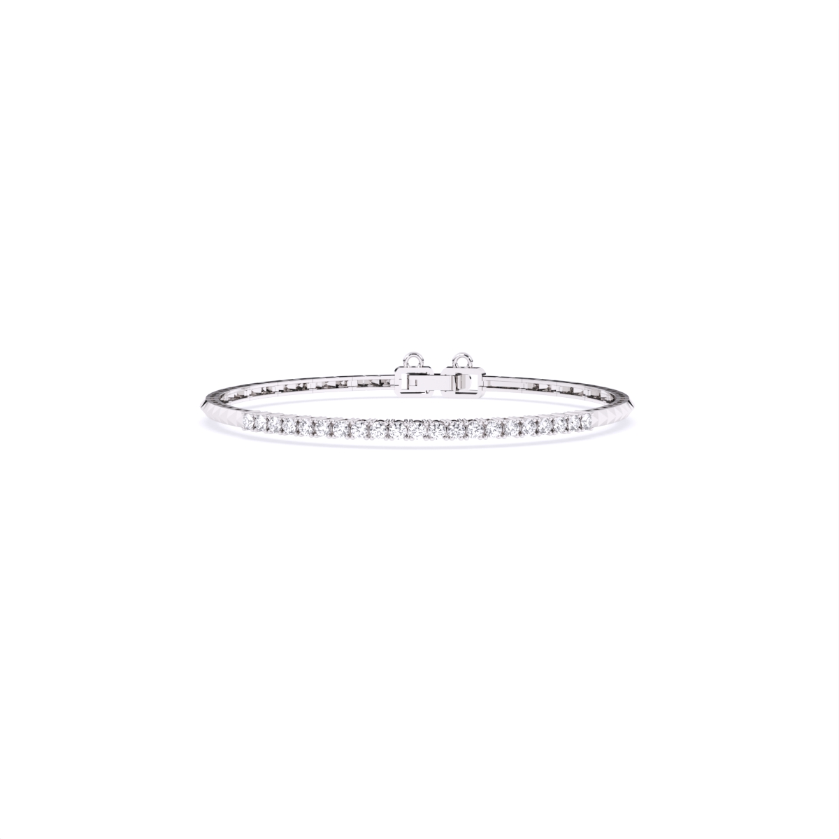 Tennis Lab Grown Diamond Gold Bracelet