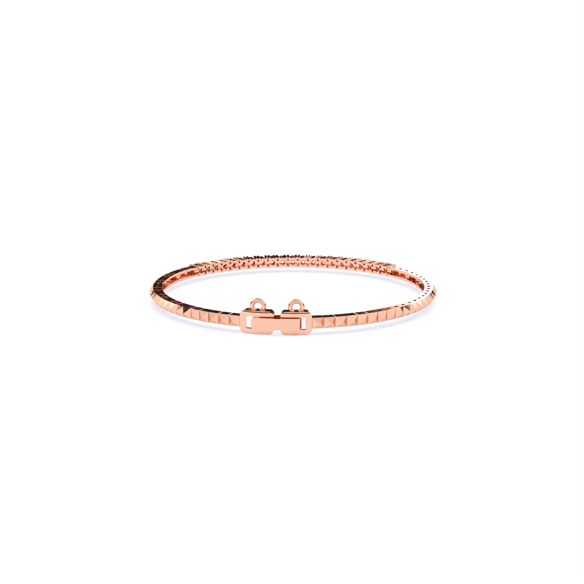 Tennis Lab Grown Diamond Gold Bracelet