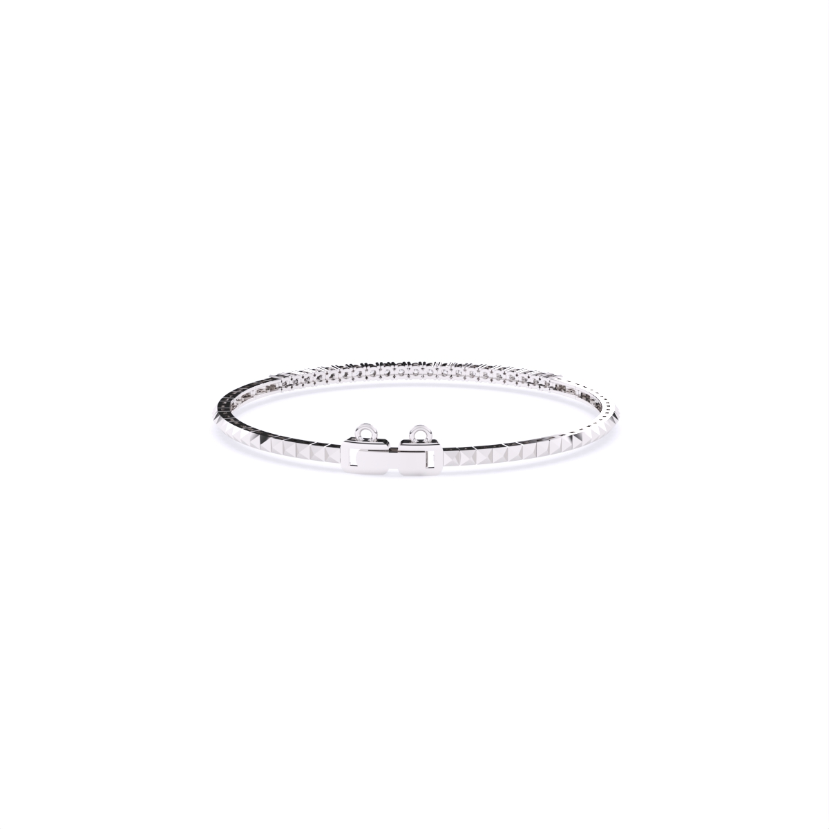 Tennis Lab Grown Diamond Gold Bracelet
