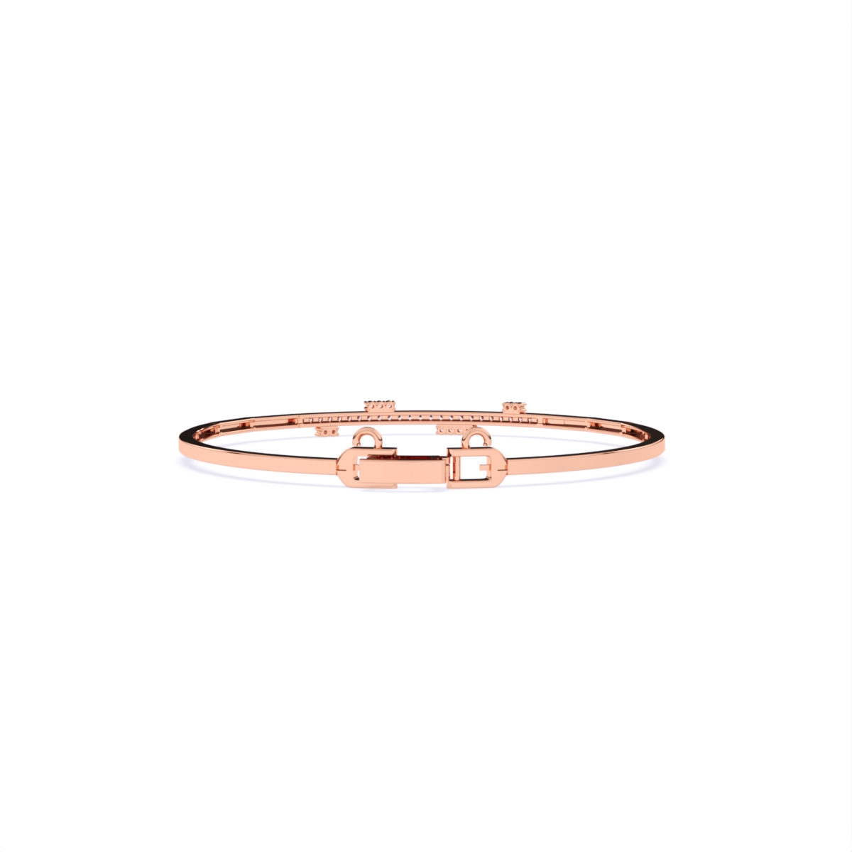 Single Line Light Weight Lab Grown Diamond Bracelet