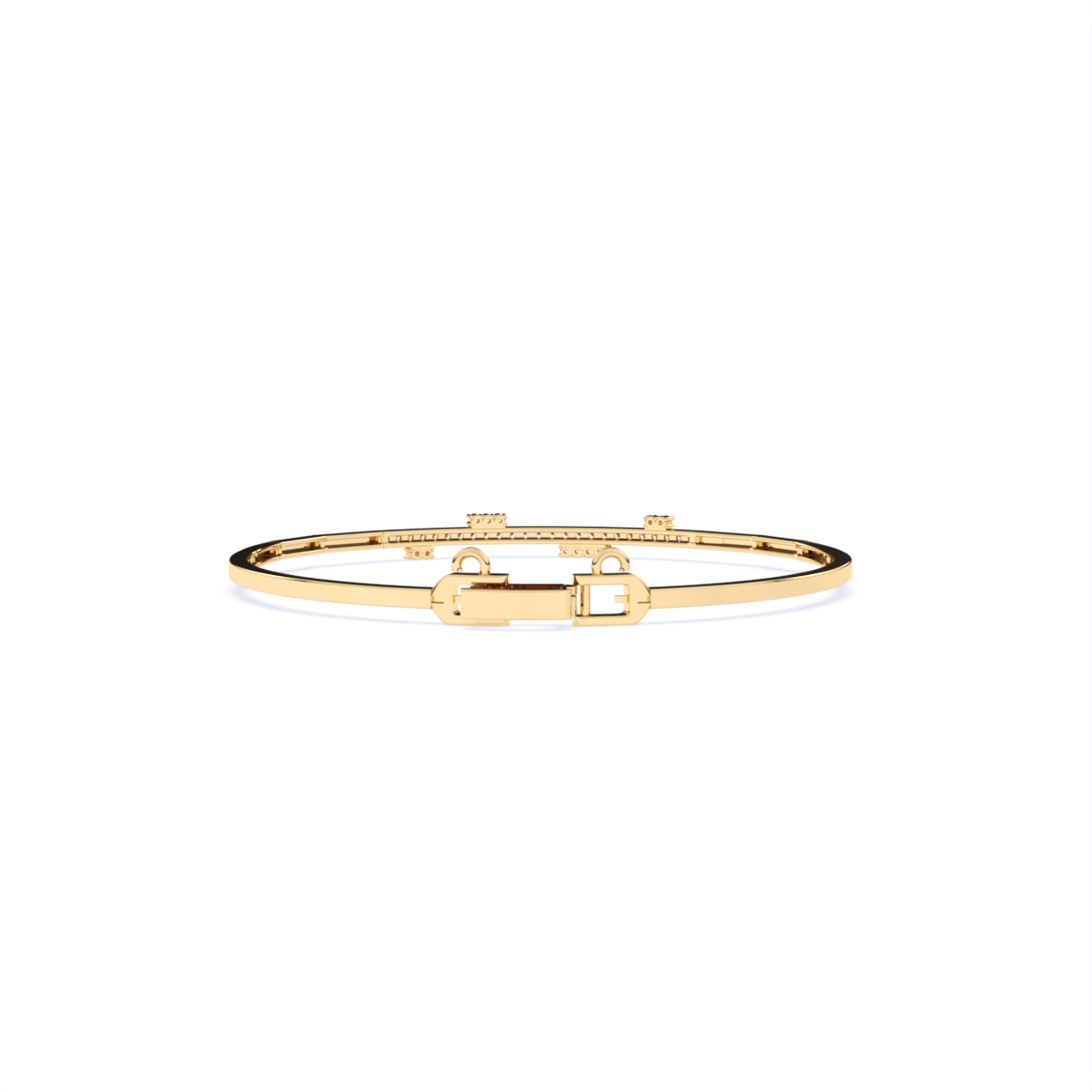 Single Line Light Weight Lab Grown Diamond Bracelet
