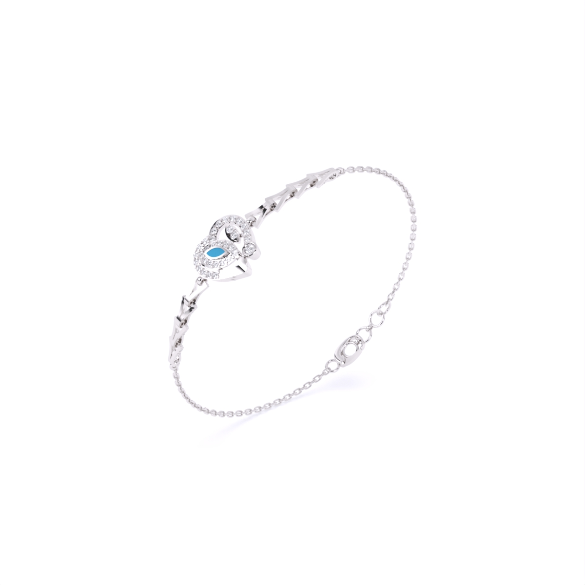 Heart Shape  Daily Wear Bracelet