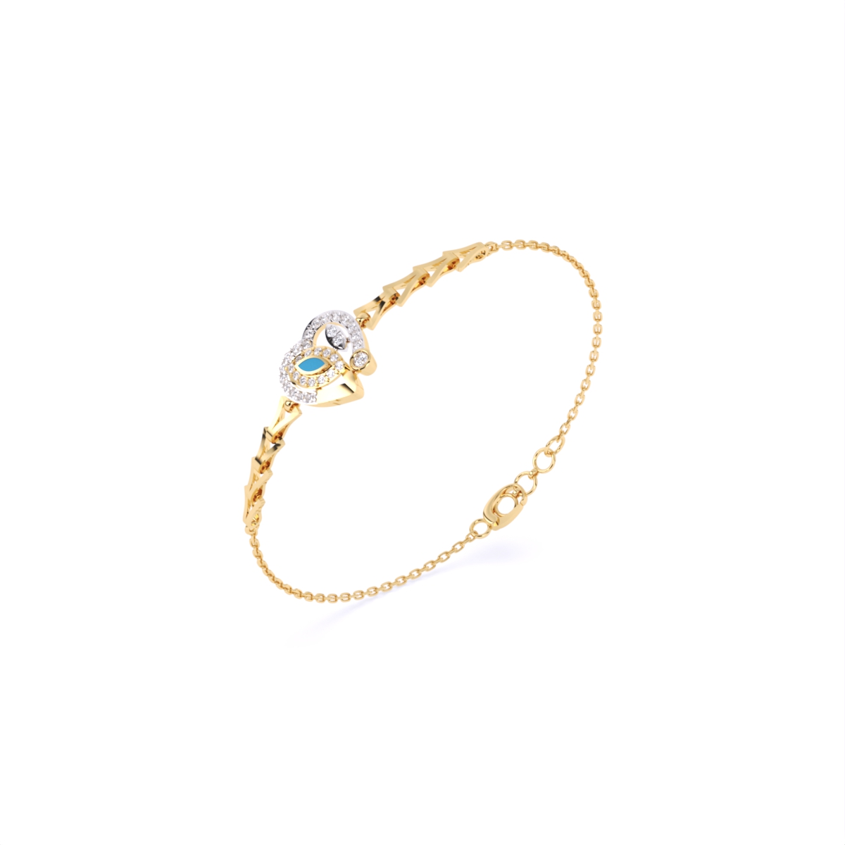 Heart Shape  Daily Wear Bracelet