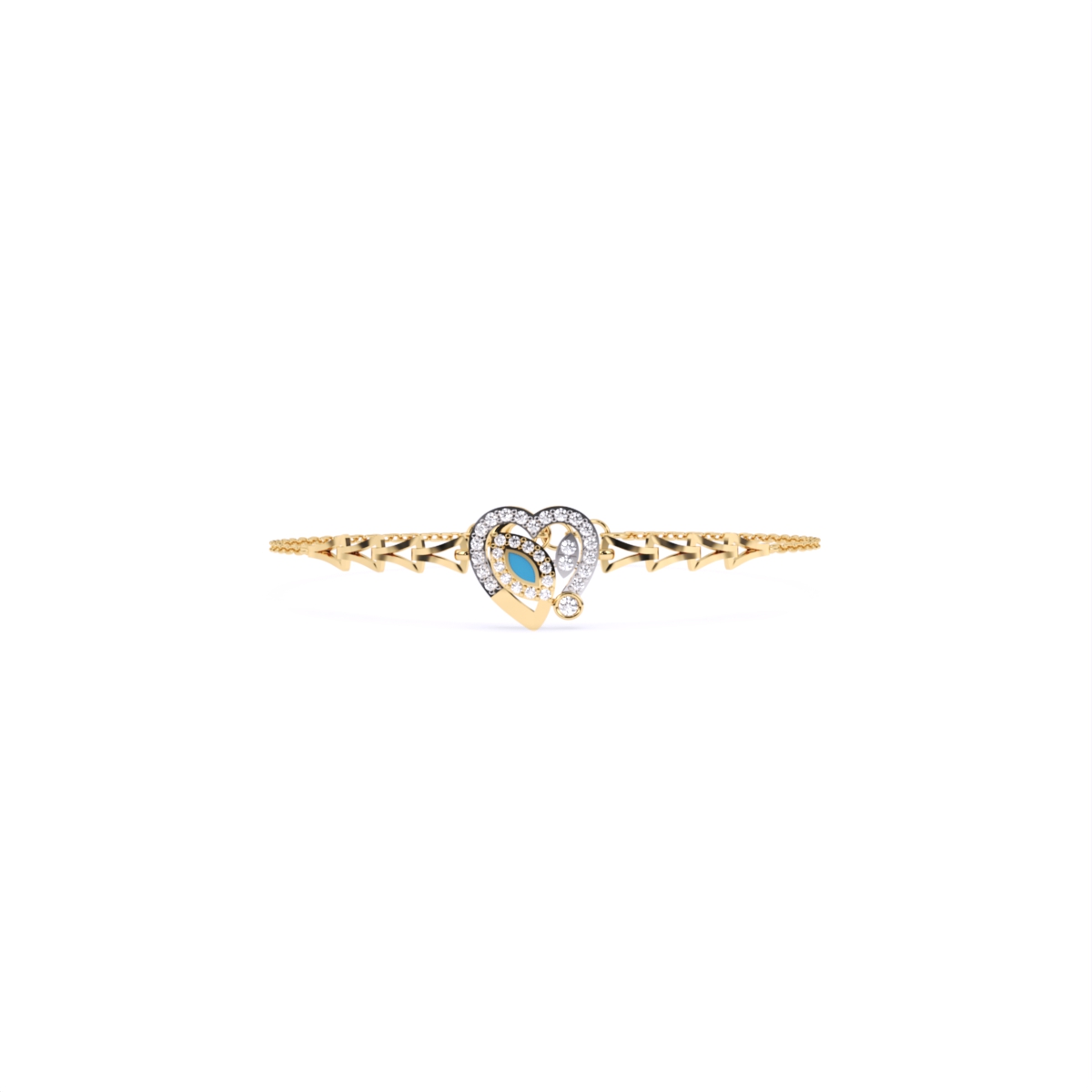 Heart Shape  Daily Wear Bracelet
