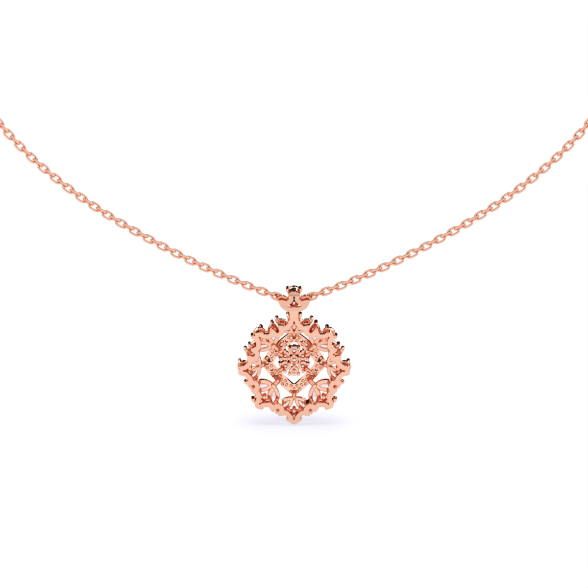 Elegant Classic Lab Grown Diamond Necklace