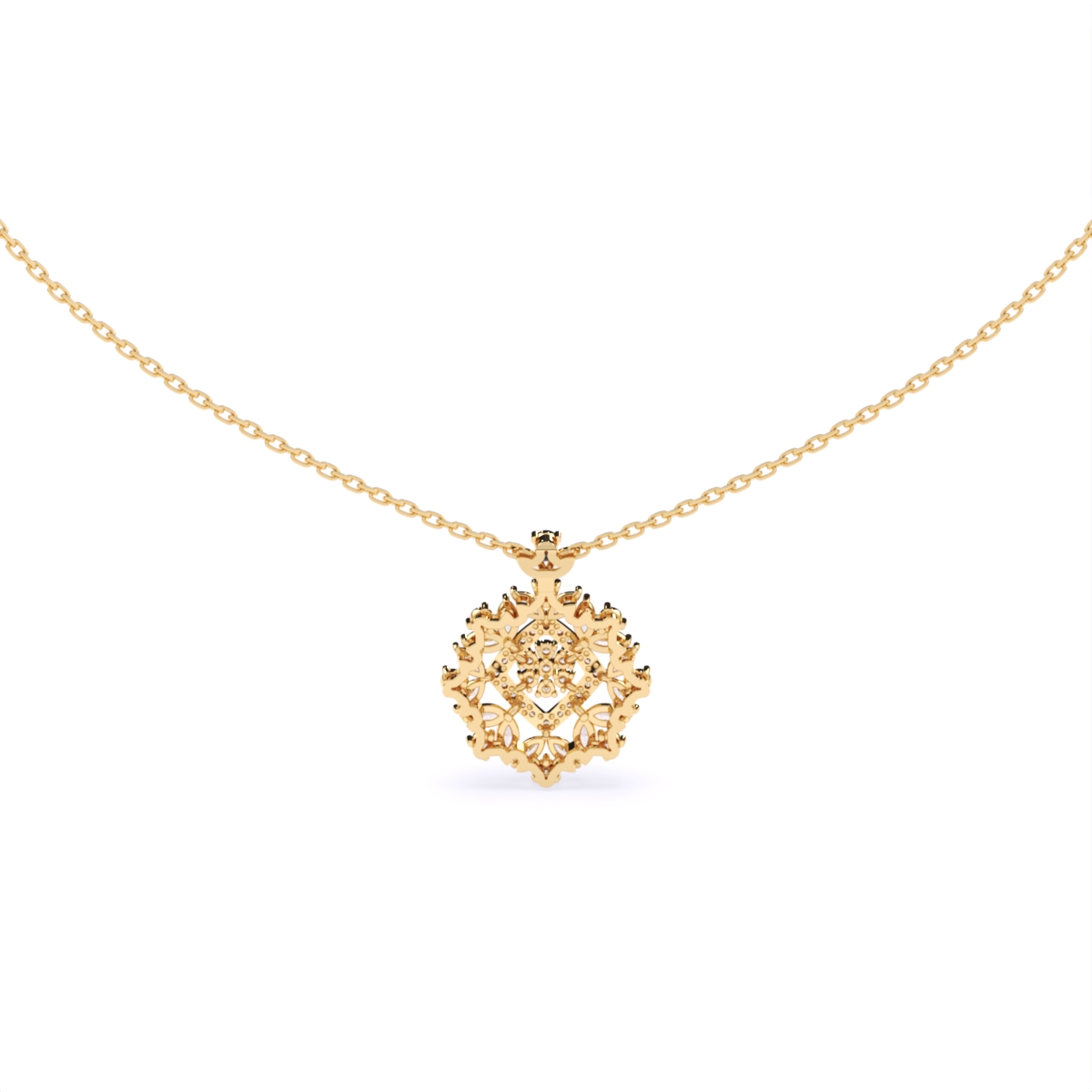 Elegant Classic Lab Grown Diamond Necklace