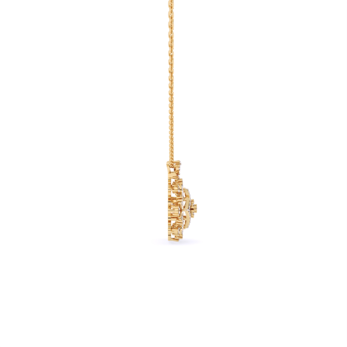 Elegant Classic Lab Grown Diamond Necklace