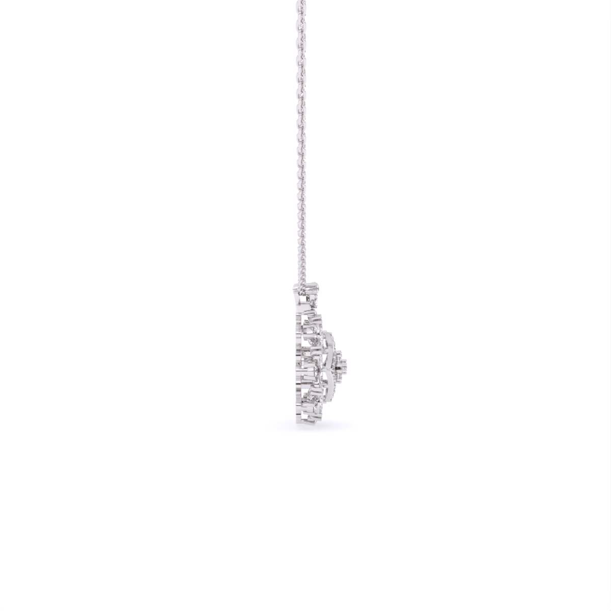 Elegant Classic Lab Grown Diamond Necklace