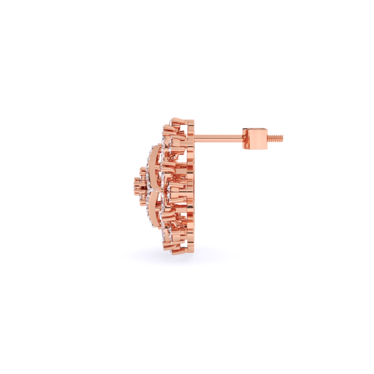 Elegant Classic Lab Grown Diamond Earrings