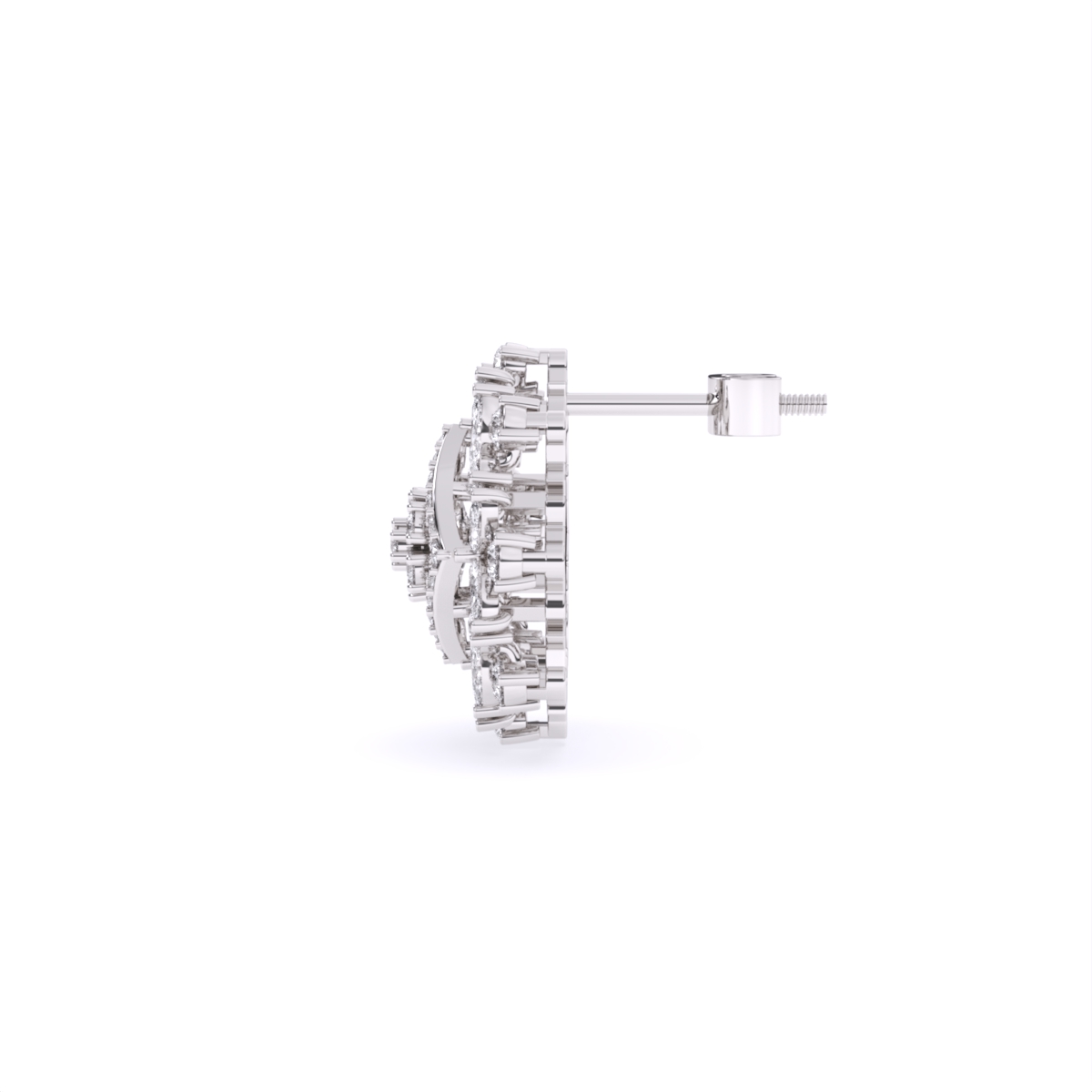 Elegant Classic Lab Grown Diamond Earrings
