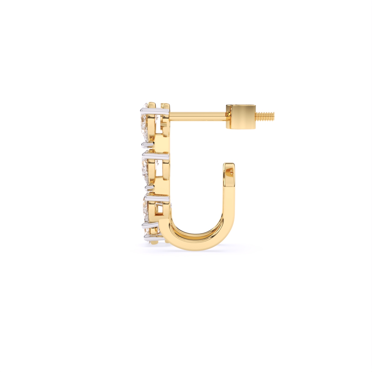Pear Lab Grown Diamond Drop Earrings
