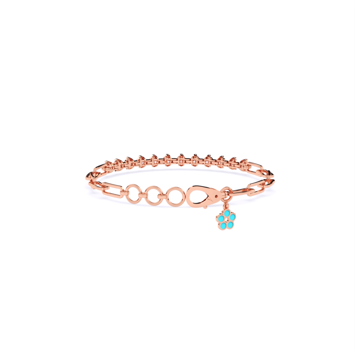 Round Light Weight Tennis Lab Grown Diamond Bracelet