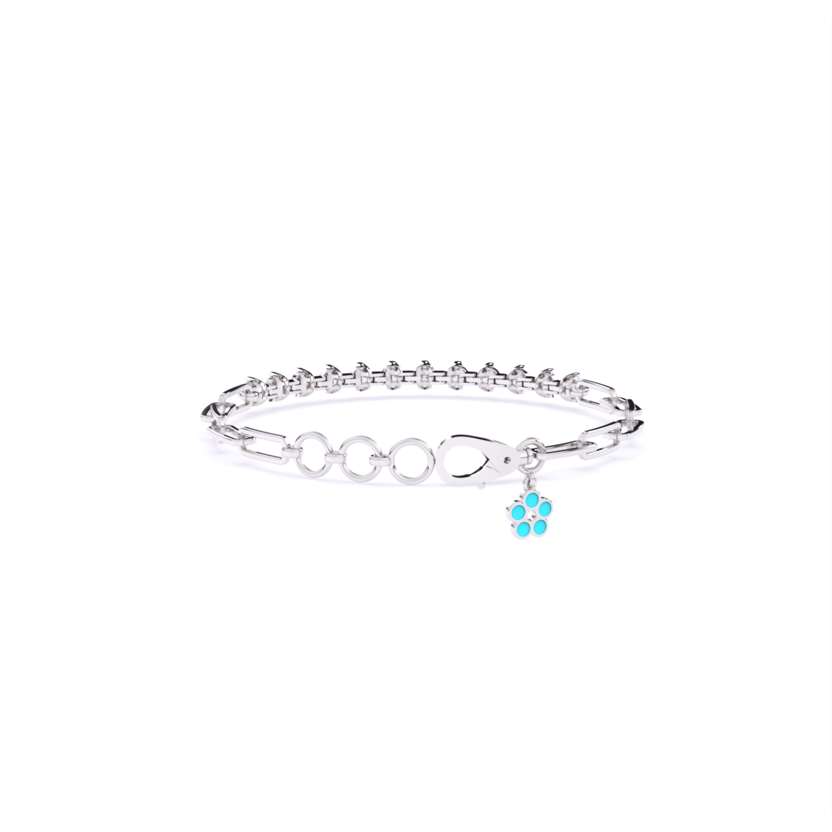 Round Light Weight Tennis Lab Grown Diamond Bracelet