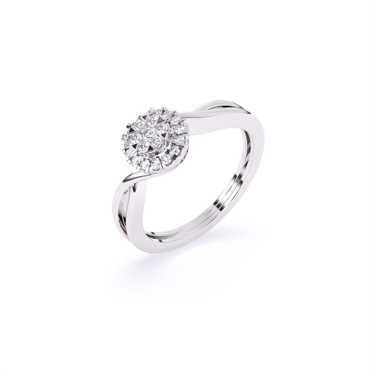 Eternal Twisted Lab Grown Diamond Ring