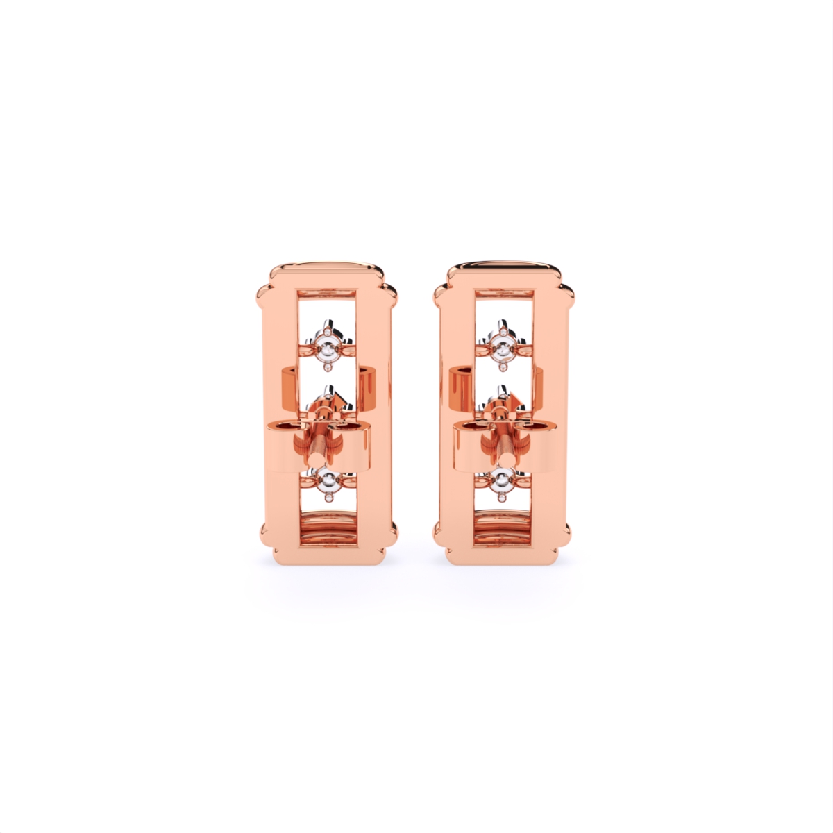 Round Timeless Sparkle Statement Earrings