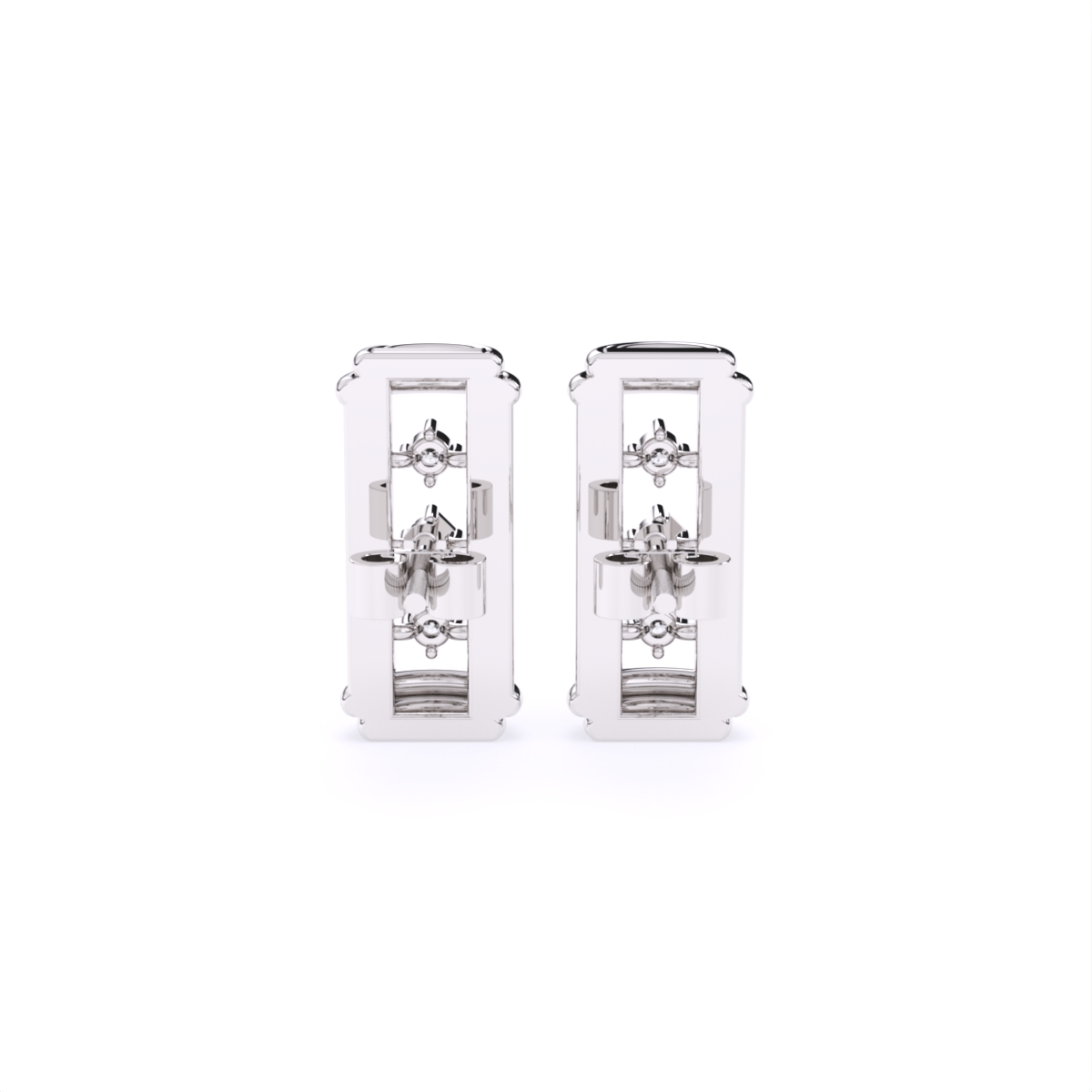 Round Timeless Sparkle Statement Earrings
