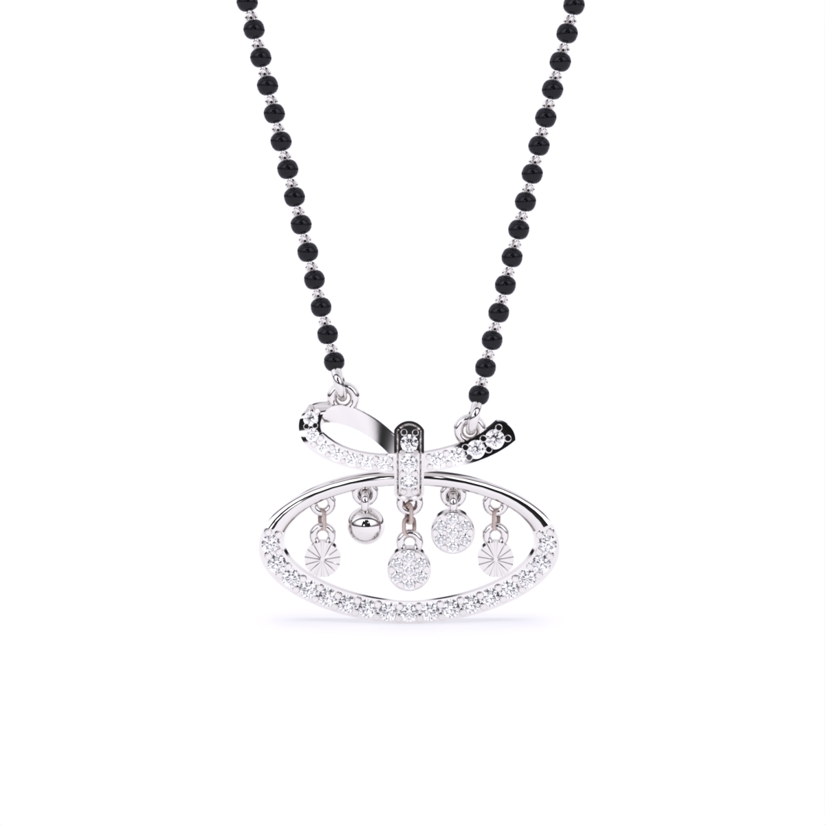 Modern Bride Lab Grown Diamond Mangalsutra
