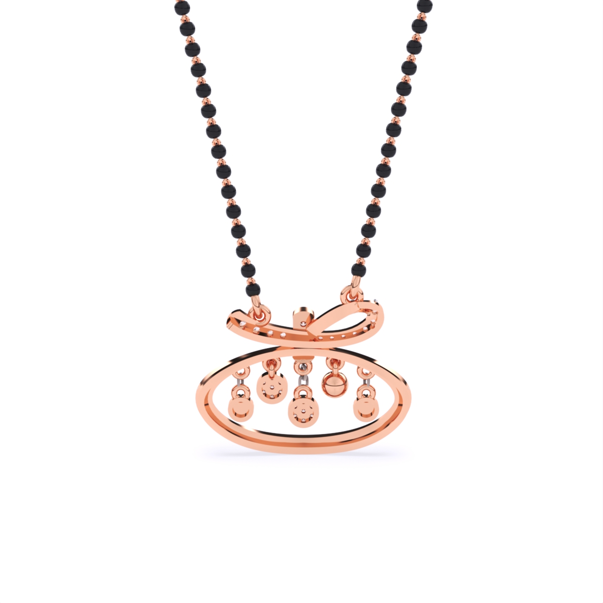Modern Bride Lab Grown Diamond Mangalsutra