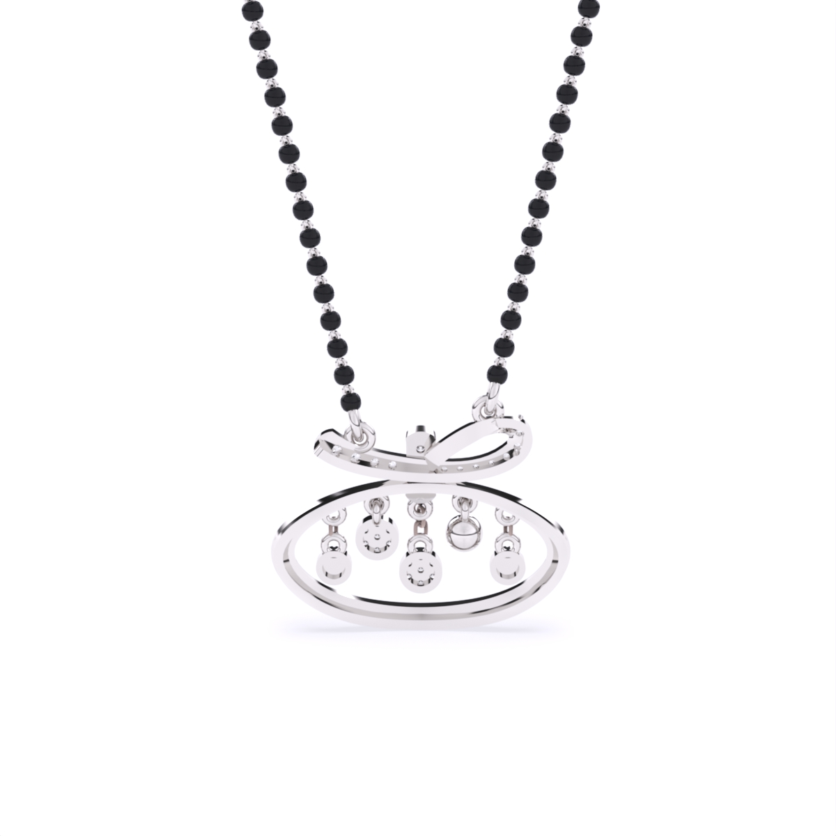 Modern Bride Lab Grown Diamond Mangalsutra