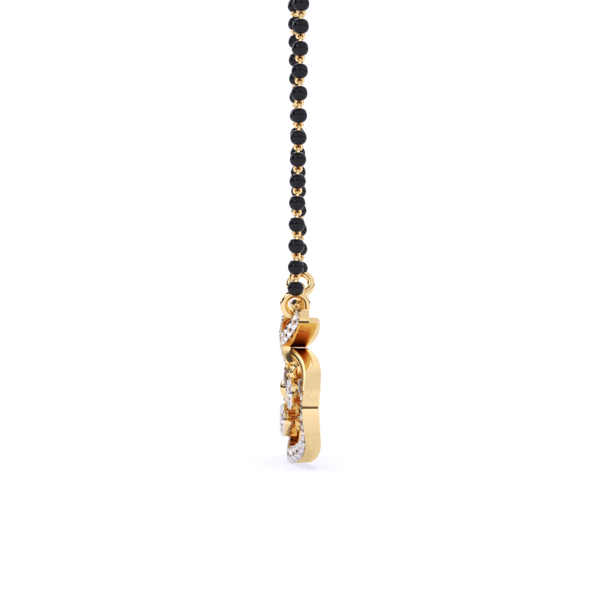 Modern Bride Lab Grown Diamond Mangalsutra