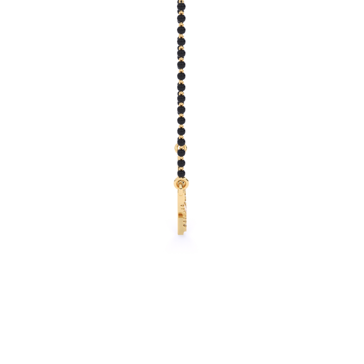 Elegant V Shape Curve Diamond Mangalsutra