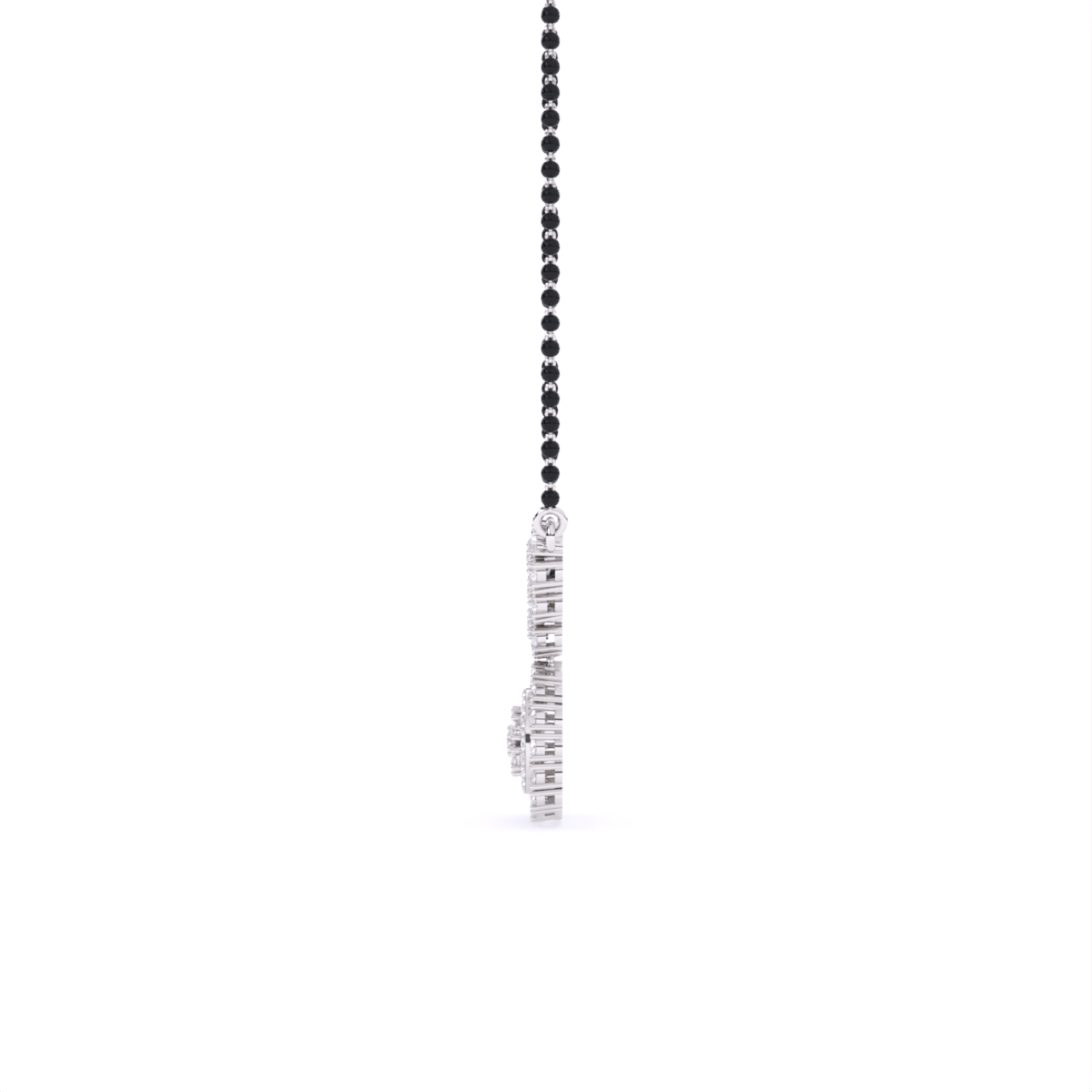 Round Lab Grown Diamond Mangalsutra