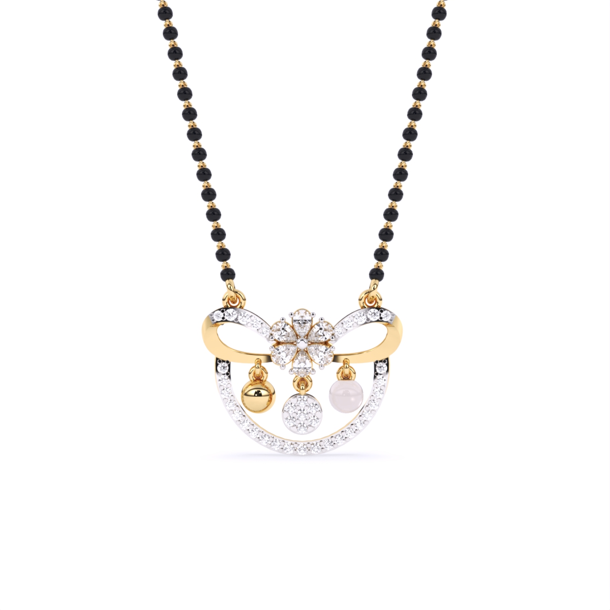 Timeless Sparkle Lab Grown Diamond Mangalsutra