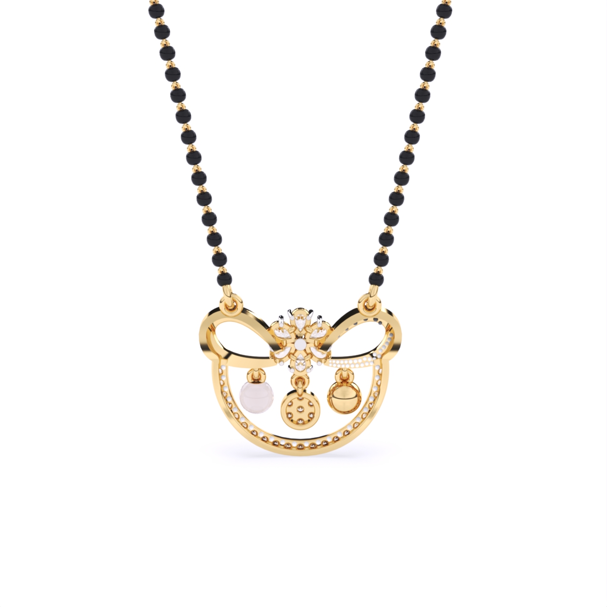 Timeless Sparkle Lab Grown Diamond Mangalsutra
