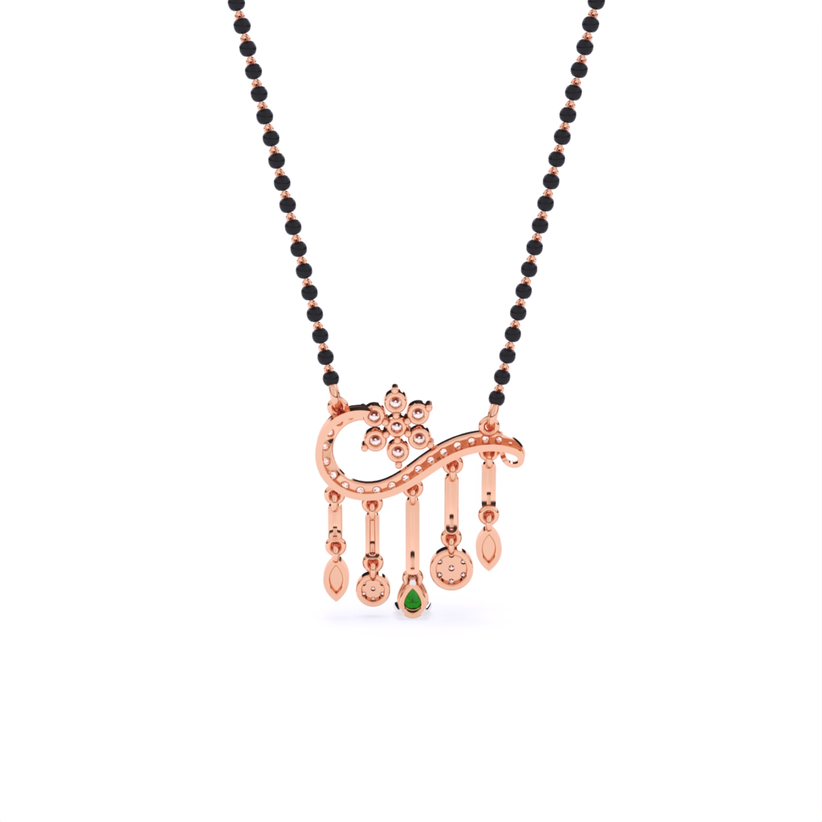 Wave Shape Lab Diamond Mangalsutra