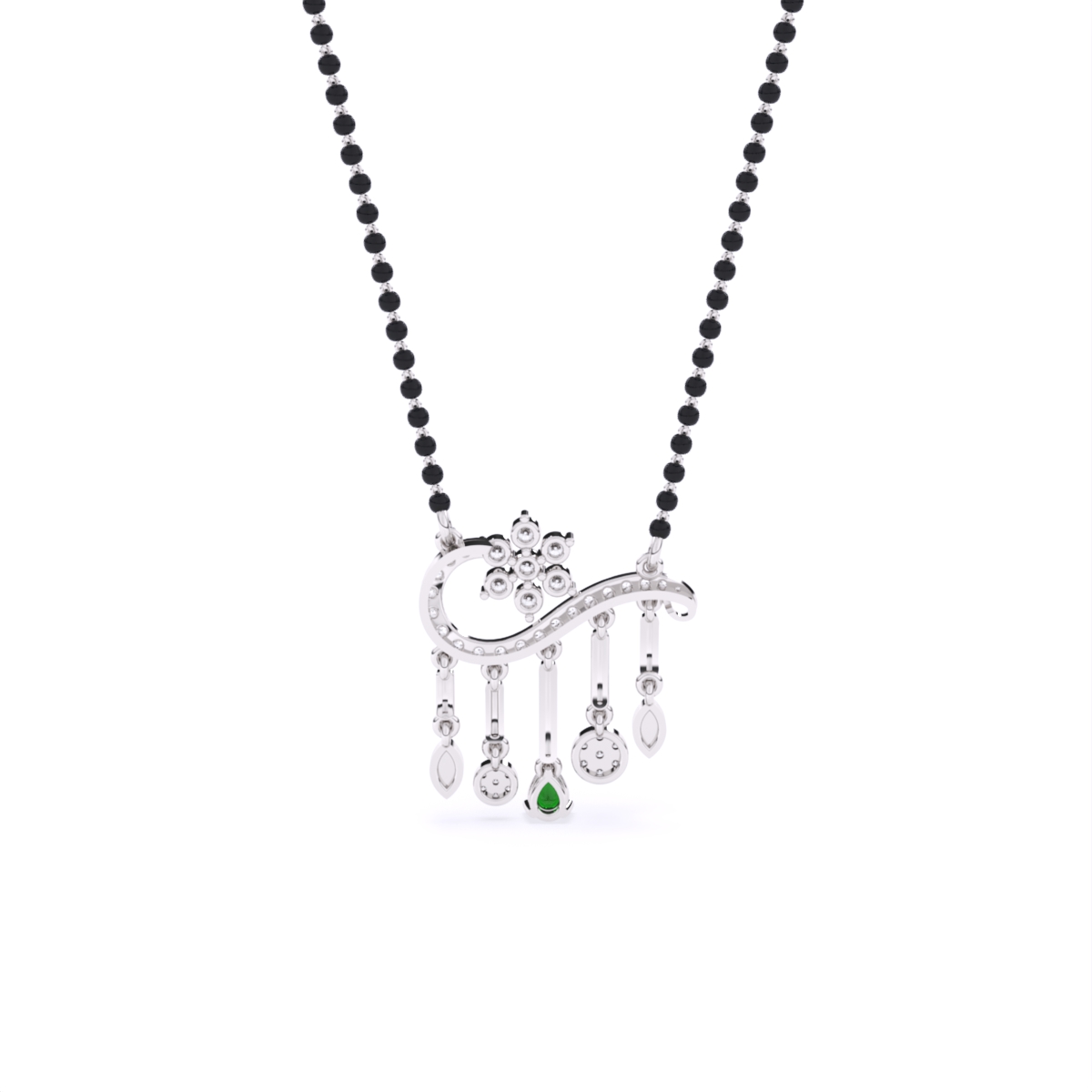 Wave Shape Lab Diamond Mangalsutra