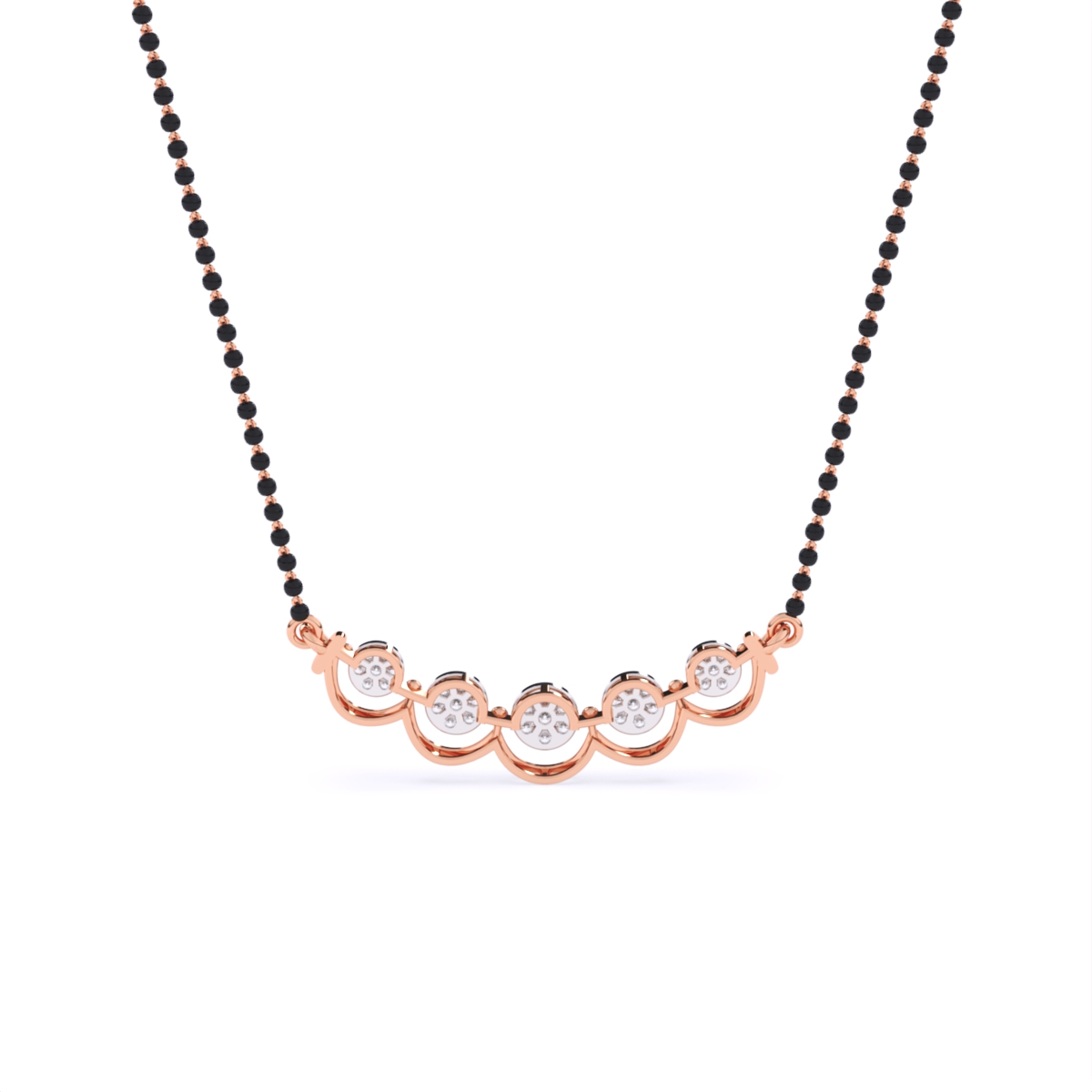 Five Round Cluster Timeless Mangalsutra